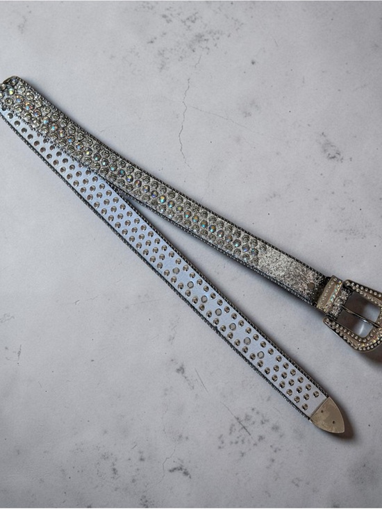 Target Accessories - Target Silver Rhinestone Studded Women's Belt